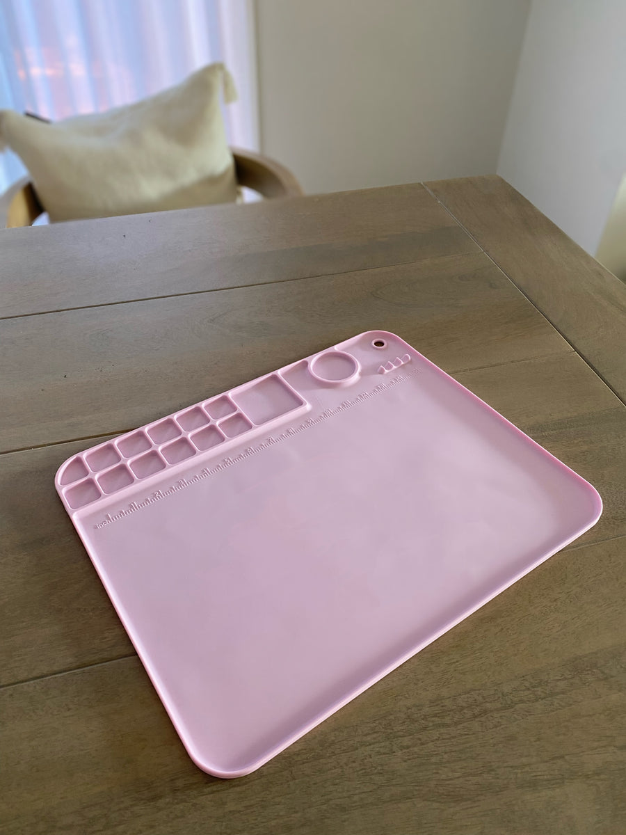 Tapis de bricolage en silicone rose